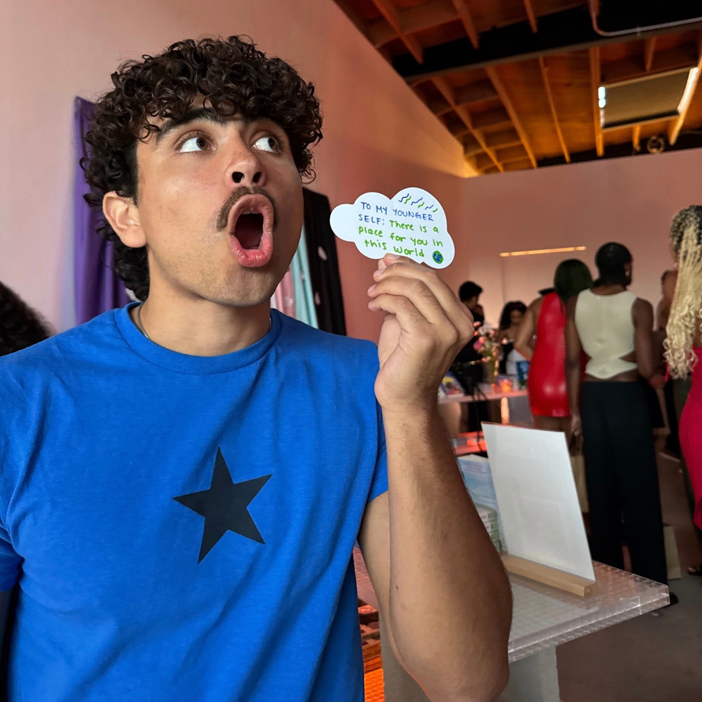 Blue Star T-shirt (baby tee)