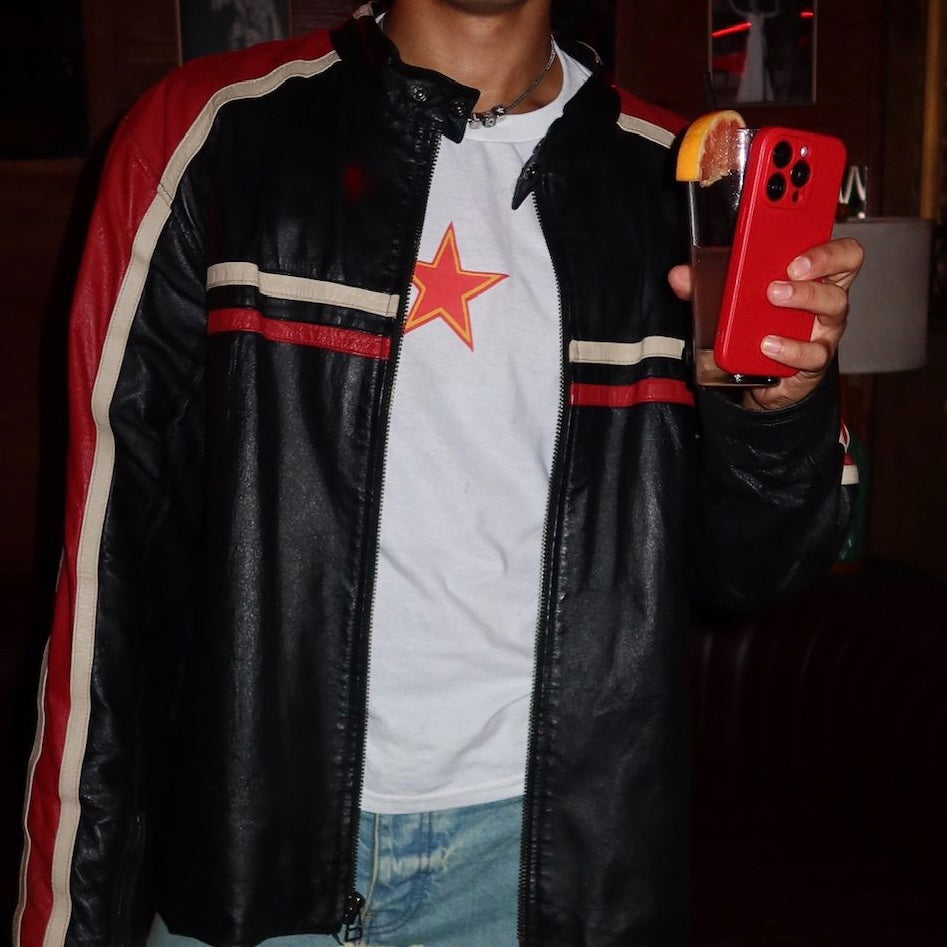 Red, Yellow Star Baby Tee